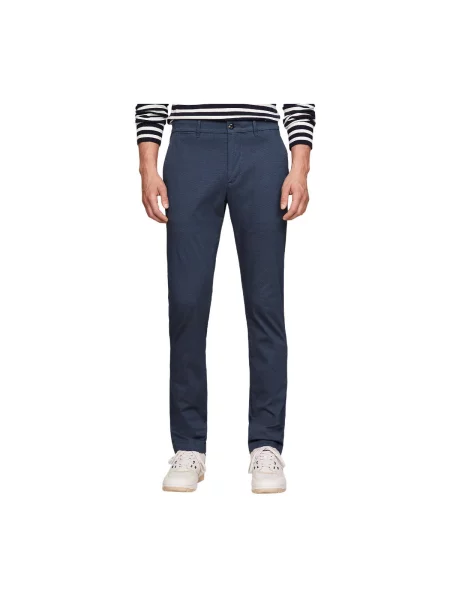 Nohavice Tommy Hilfiger modrá