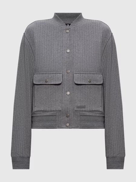 Бомбер в смужку Mackage сірий