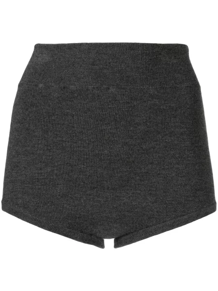 Pantaloni scurți Cashmere In Love din cașmir gri