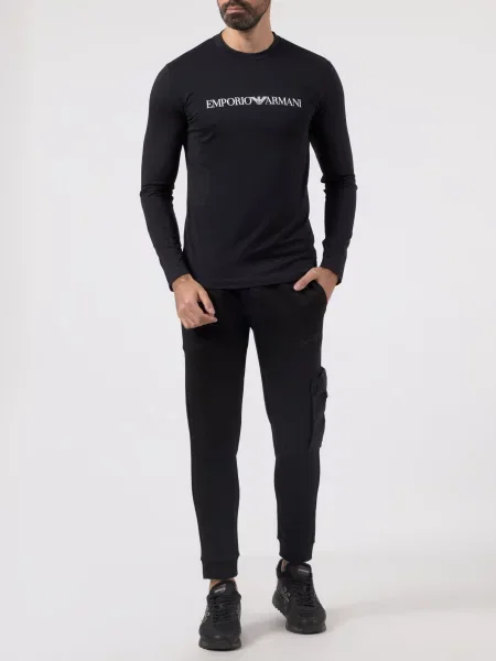 Лонгслив Emporio Armani черный
