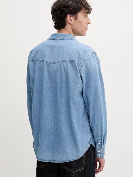 Tommy Jeans koszula niebieska