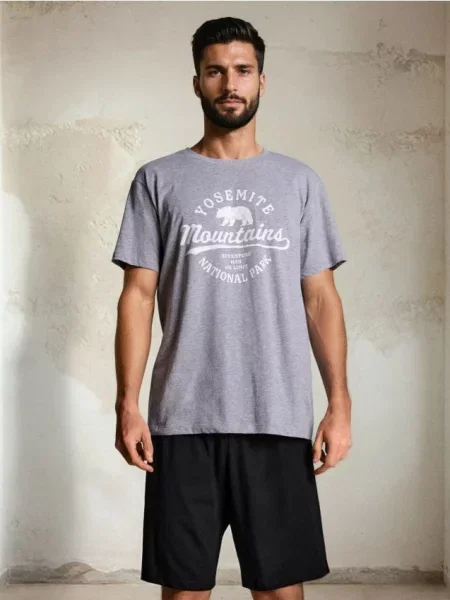 Sinsay dvoudílná pyžama s potiskem vícebarevná