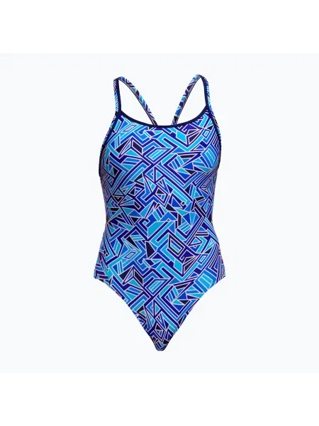 Дамски цял бански костюм Funkita Diamond Back One piece blye bits