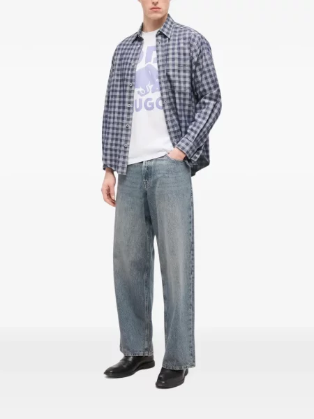 Scurt tricou Hugo alb