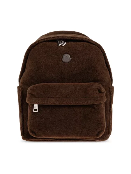 Plecak Moncler typu teddy brązowy
