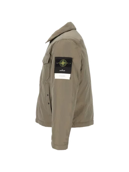 Geacă Stone Island cu strasuri verde