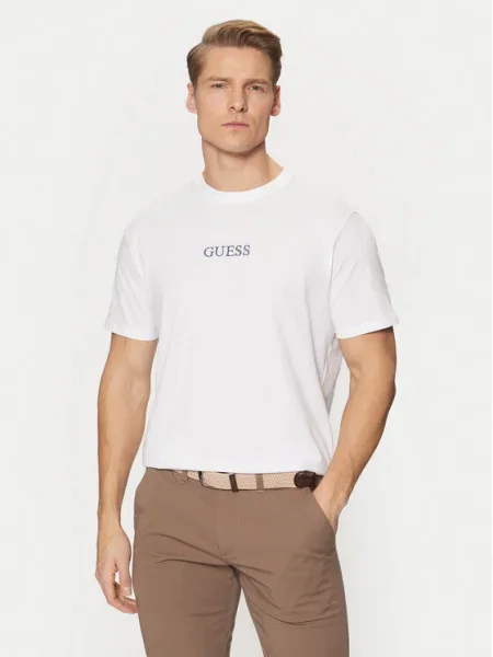 Guess Tricou alb