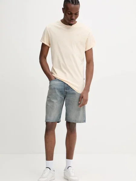 G-Star Raw szorty jeansowe niebieski