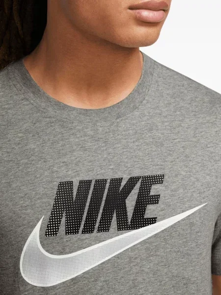 Tricou grafic Nike cu imagine alergare din fleece negru