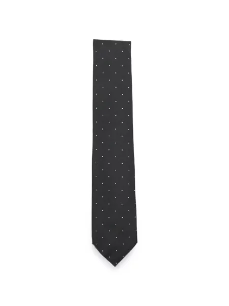 Cravată Tom Ford cu buline negru