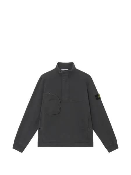 Hanorac Stone Island cu strasuri gri
