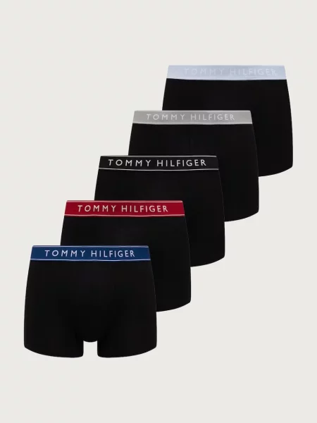 Tommy Hilfiger bokserki dopasowane z bawełną czarne