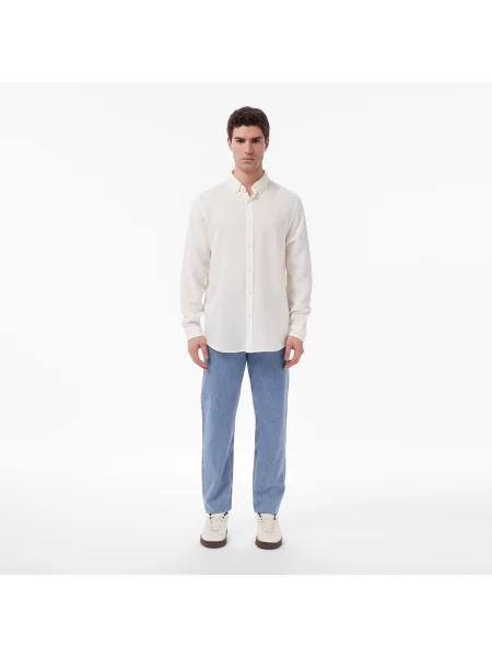 Lacoste Koszula Slim Fit biała