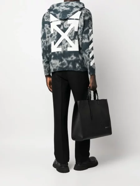 Su raišteliu džemperis su gobtuvu Off-white