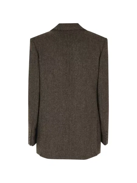 Sacou Soeur cu model herringbone maro