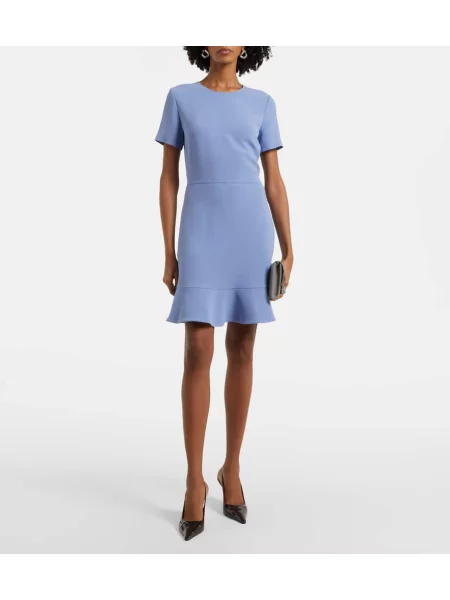 Rochie Stella Mccartney cu volane albastru