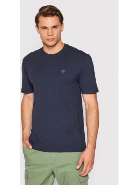 Triko GUESS JEANS s krátkým rukávem modré