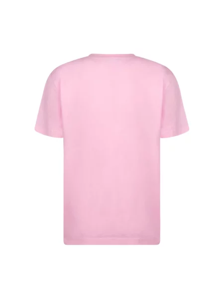 Koszulka Msgm z logo różowa