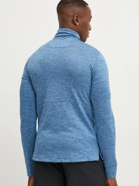 Hosszú ujjú hosszú cipzáras melegítő felső New Balance kék