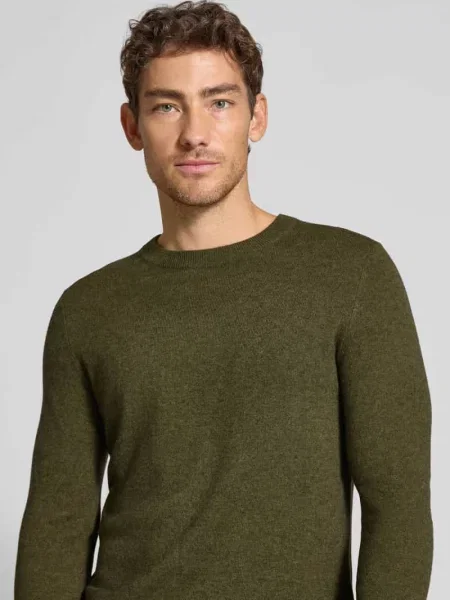 Sweter z dzianiny z mieszanki wełny z domieszką kaszmiru Mcneal