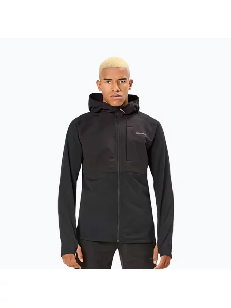 Běžecká bunda NNormal Active Warm svart/black černá