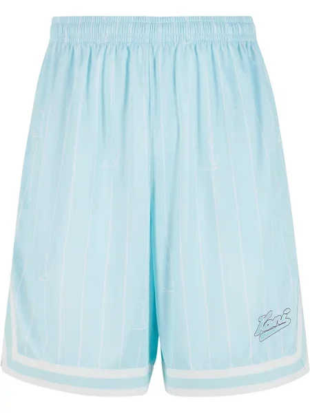 Karl Kani Pantaloni albastru deschis alb