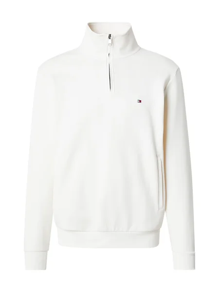 TOMMY HILFIGER Mikina ESSENTIAL INTECHNO' bílá