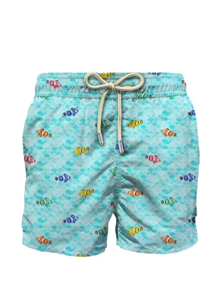 Slip de baie Mc2 Saint Barth cu imagine albastru