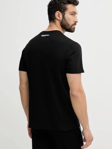 Karl Lagerfeld t-shirt ανδρικό μαύρο