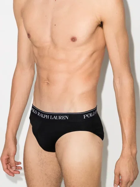 Kalhotky Polo Ralph Lauren s výšivkou černé