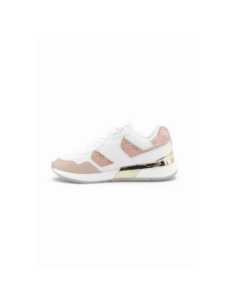 Guess sneakersy MICKAY różowy FLFMIC białe