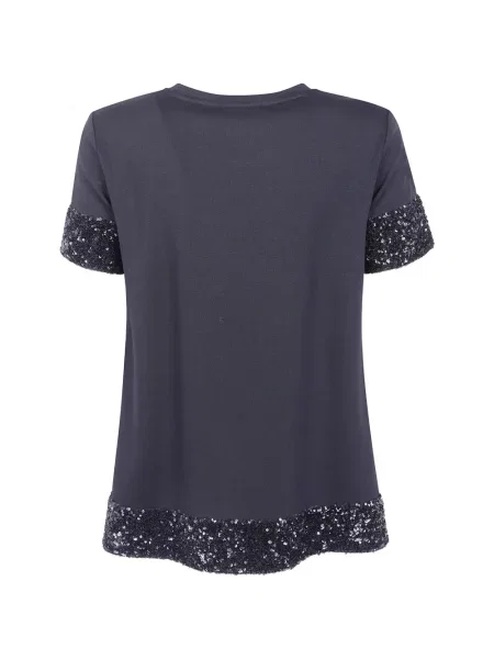 Scurt pulover Emporio Armani negru