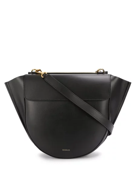 Geanta de piele Wandler din piele negru