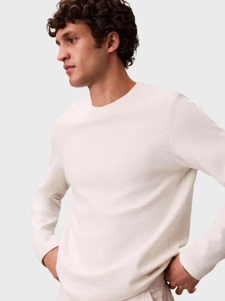 Лонгслив Calvin Klein Jeans белый