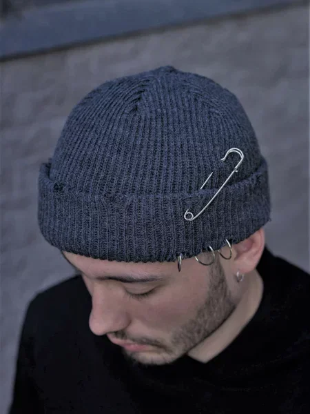 Шапка Without серая