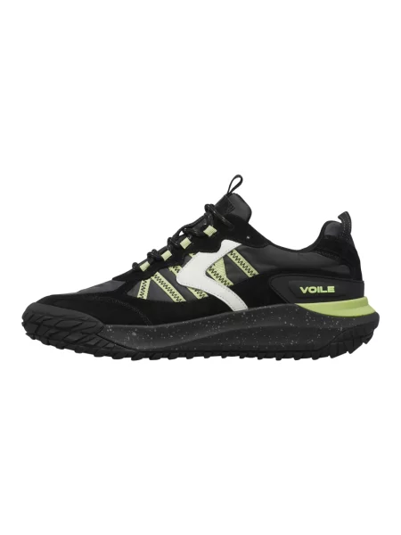 Sneakersy Voile Blanche skórzane czarne