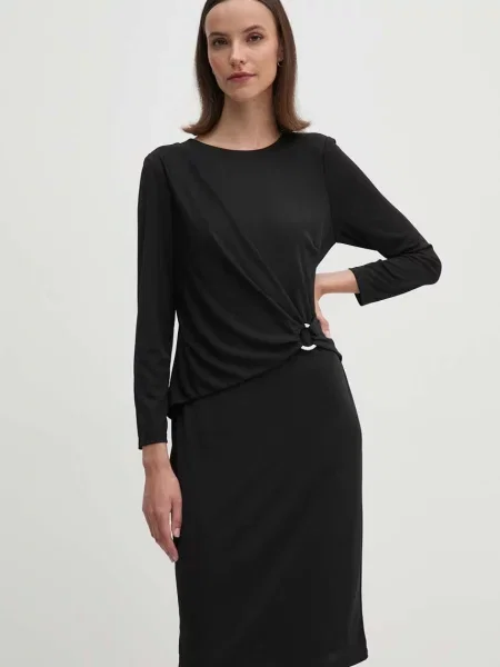 Haljina Lauren Ralph Lauren mini uska crna