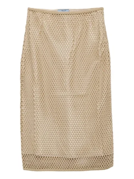 Osłona spódnica ołówkowa Prada z siateczką