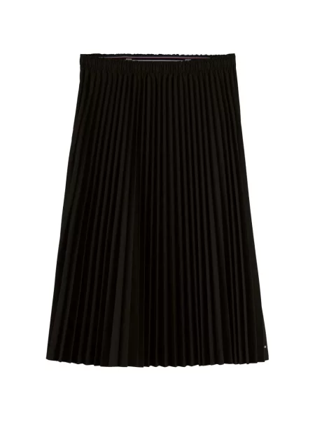 Fustă midi Tommy Hilfiger negru