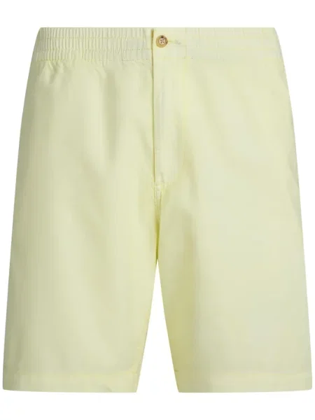 Tricou Polo Ralph Lauren din piele cu broderie în carouri maro