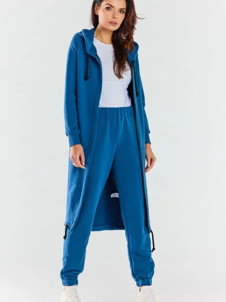 Bluza z kapturem Infinite You niebieska