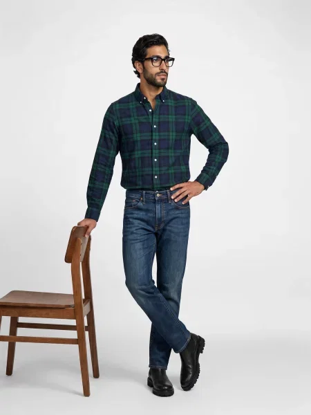 Blugi drepți Polo Ralph Lauren albastru
