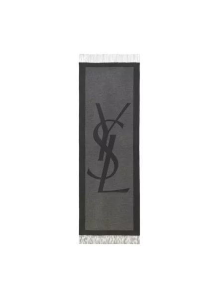 Szal Saint Laurent szara