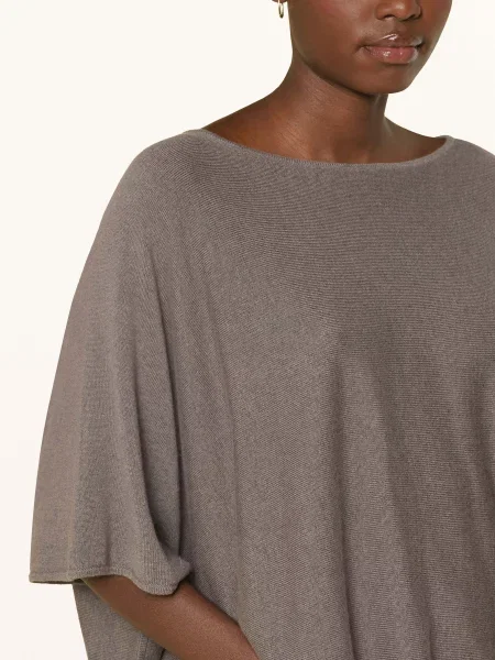 Part Two Ponczo Tilannapw beige brązowe