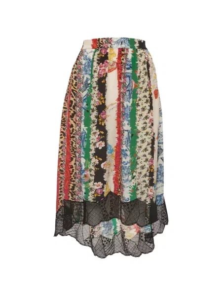 Fustă midi Zadig&voltaire cu imagine din dantelă