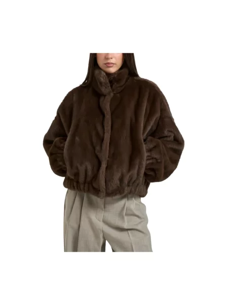 Kurtka Weekend Max Mara brązowa