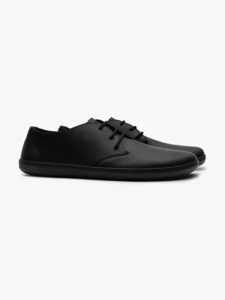 Шкіряні туфлі Vivobarefoot RA IV чорний