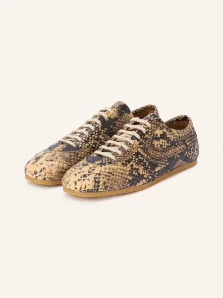 Dries Van Noten Sneakersy / tmavě hnědá béžová