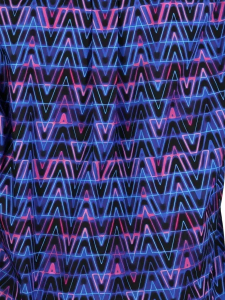 Košile Valentino Garavani s potiskem fialová