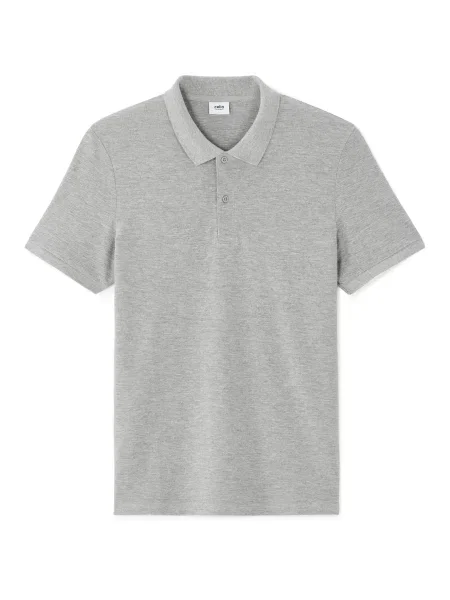 Tricou polo Celio gri